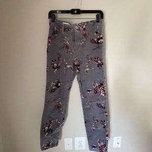 Anthropologie Pilcro Corduroy High Rise Skinny Jean